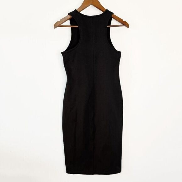 Aritzia The Group by Babaton Ariane Black Bodycon Racerback Tank Dress - Picture 3 of 9